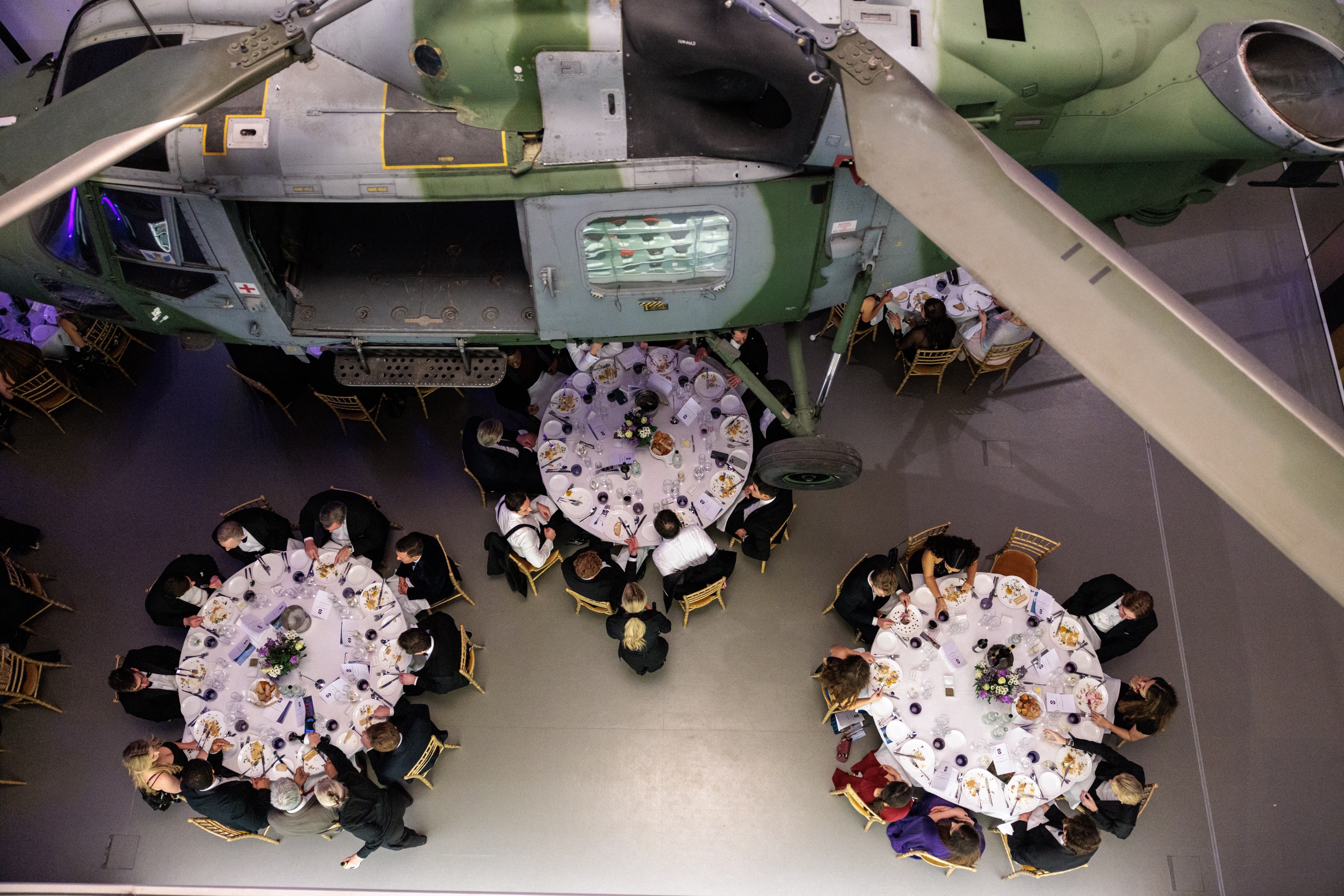 The dining hall filled with guests at One Great George Street